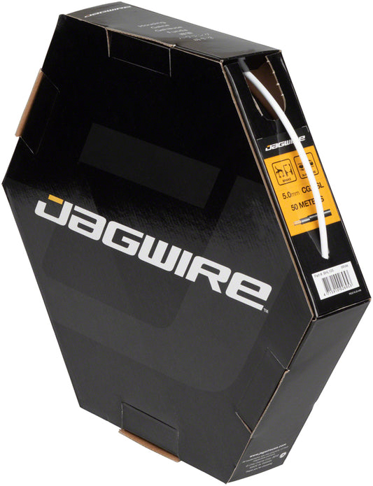 Jagwire 5mm Sport Brake Housing with Slick-Lube Liner 50M File Box White Cables and Housing Jagwire   