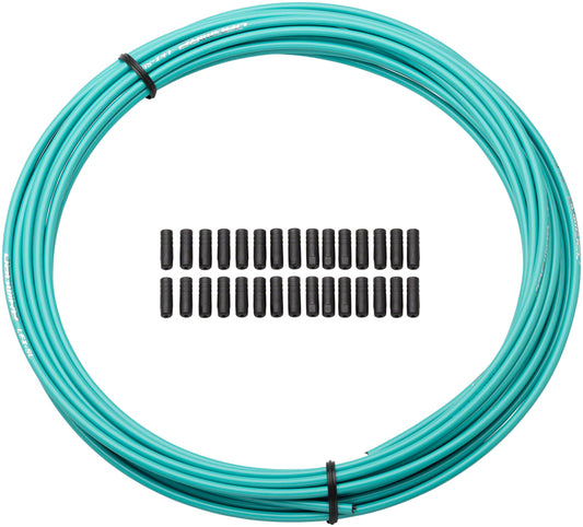 Jagwire 4mm Sport Derailleur Housing with Slick-Lube Liner 10M Roll Celeste Cables and Housing Jagwire   