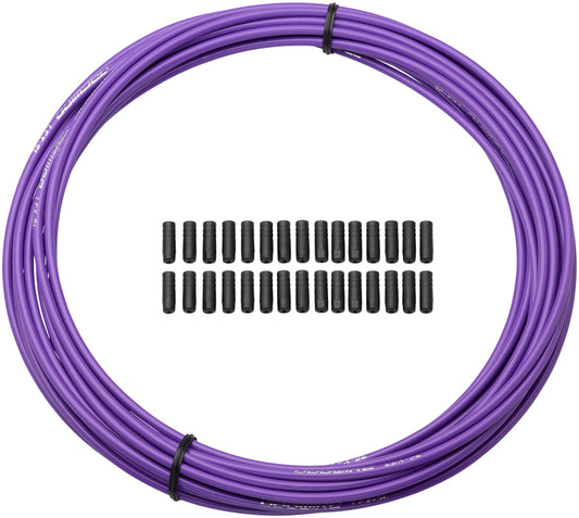 Jagwire 4mm Sport Derailleur Housing with Slick-Lube Liner 10M Roll Purple Cables and Housing Jagwire   