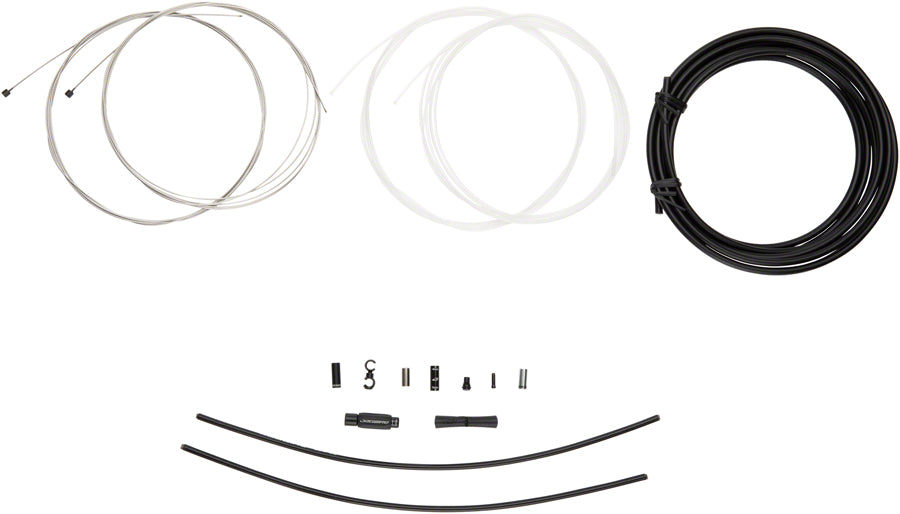 Jagwire Elite Sealed Shift Cable Kit - SRAM/Shimano Ultra-Slick Uncoated Cables BLK Cables and Housing Jagwire   