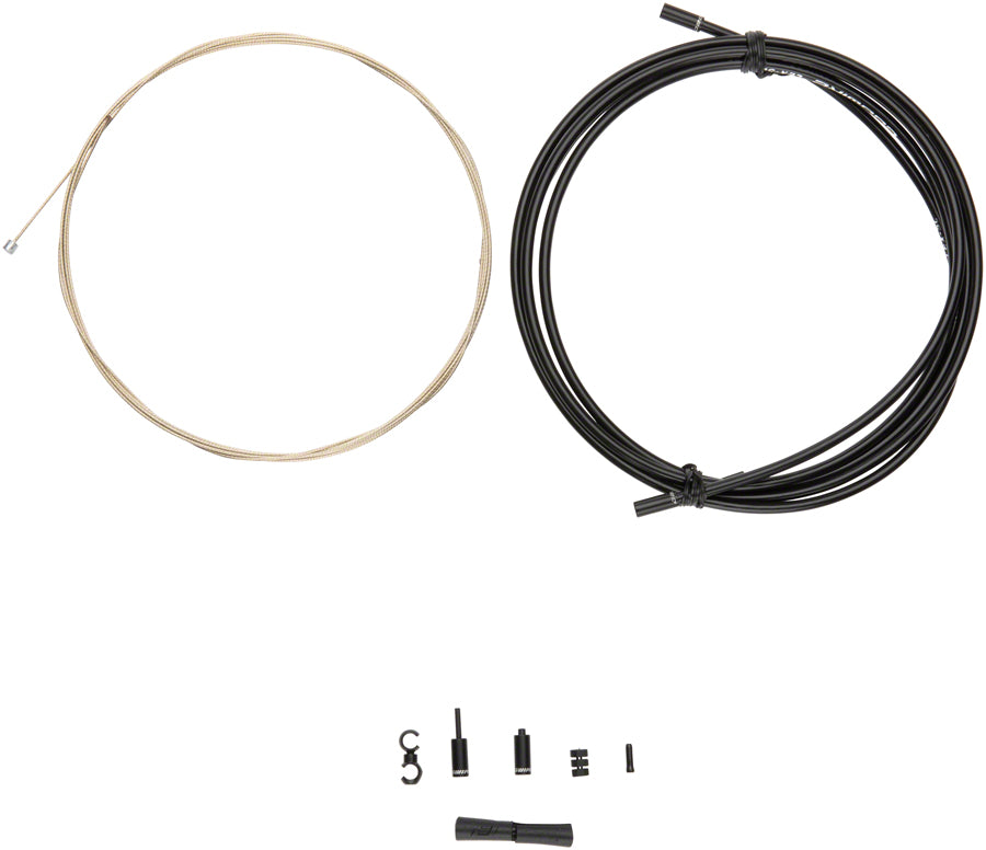 Jagwire 1x Pro Shift Kit Road/Mountain SRAM/Shimano Black Cables and Housing Jagwire   