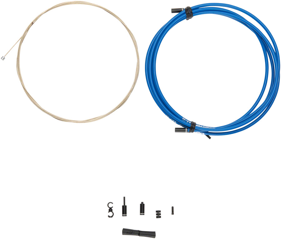 Jagwire 1x Pro Shift Kit Road/Mountain SRAM/Shimano SID Blue Cables and Housing Jagwire   