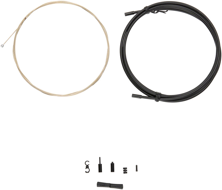 Jagwire 1x Pro Shift Kit Road/Mountain SRAM/Shimano Stealth Black Cables and Housing Jagwire   