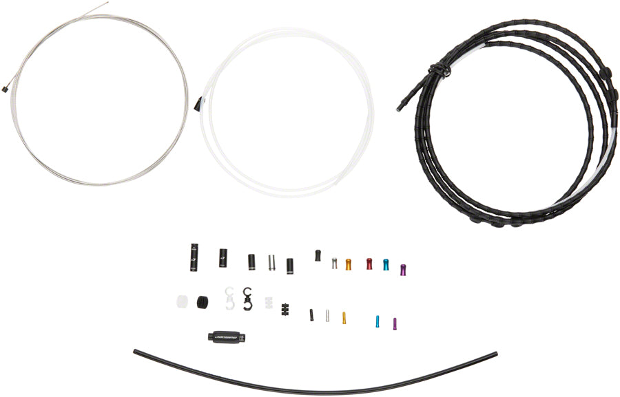 Jagwire 1x Elite Link Shift Cable Kit SRAM/Shimano Polished Ultra-Slick Cable BLK Cables and Housing Jagwire   