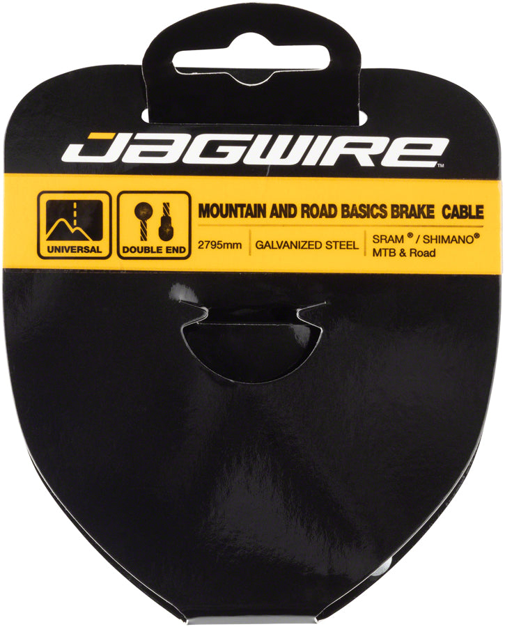 Jagwire Basics Galvanized Tandem Brake Cable 1.6x2795mm SRAM/Shimano Mountain/Road Cables and Housing Jagwire   
