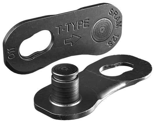SRAM Eagle T-Type PowerLock Flattop Connector Link - 12-Speed For Eagle T-Type Flattop Chain Only PVD Coated BLK 4 Pack Chain Links and Pins SRAM   