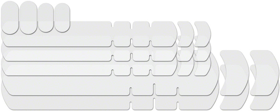 Lizard Skins Clear Protective Frame Wrap - Frame Kit Chainstay/Frame Protection Lizard Skins   