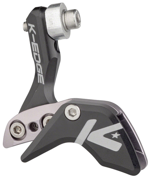 K-EDGE 1x Race Chain Guide - For Single Chainring Braze-on Black Chain Retention Systems K-Edge   