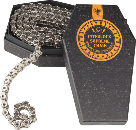 The Shadow Conspiracy Interlock Supreme Chain - Single Speed 1/2" x 1/8" 98 Links Half Link Chain Silver Chains The Shadow Conspiracy   