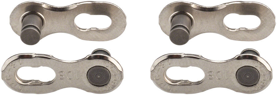 KMC MissingLink CL559R Connector - 10-Speed Reusable Silver 2 Pairs/Card Chain Links and Pins KMC   