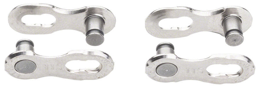 KMC MissingLink-11 Connector - 11-Speed Reusable Silver 2 Pairs/Card Chain Links and Pins KMC   