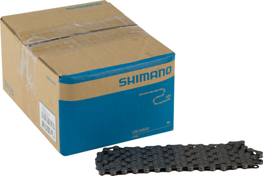Shimano CN-HG53 Chain - 9-Speed 116 Links Gray Box of 20 Chains-Bulk Shimano   