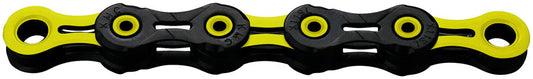 KMC DLC 11 Chain - 11-Speed 118 Links Black/Yellow Chains KMC   