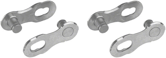 KMC MissingLink-12 Connector - 12-Speed Silver 2 Pairs/Card Chain Links and Pins KMC   