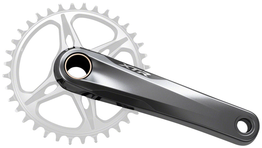 Shimano XTR FC-M9120 Crankset - 175mm 12-Speed 1x Direct Mount Hollowtech II Spindle Interface Gray Cranksets and Arms Shimano   