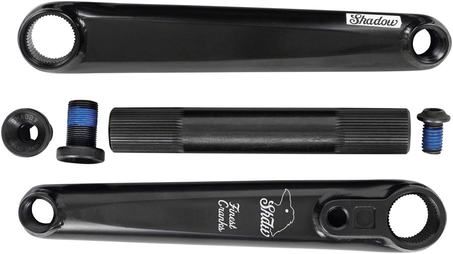 The Shadow Conspiracy Finest BMX Crankset - 175mm Black BMX Cranksets The Shadow Conspiracy   