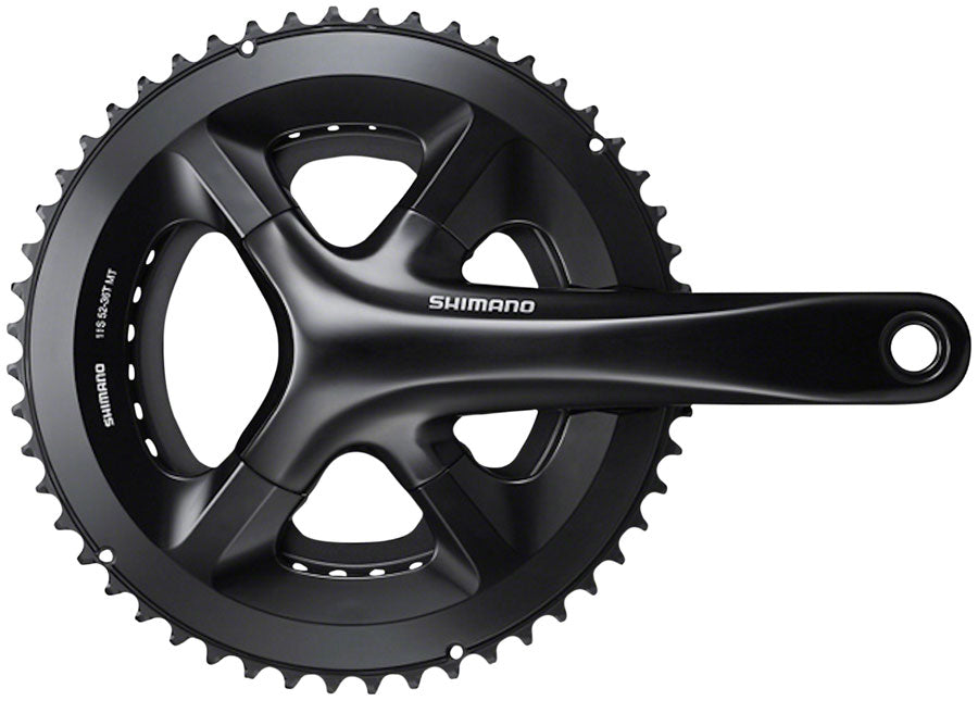 Shimano 105 FC-RS510 Crankset - 170mm 11-Speed 50/34t 110 Asymmetric BCD Hollowtech II Spindle Interface BLK Cranksets and Arms Shimano   