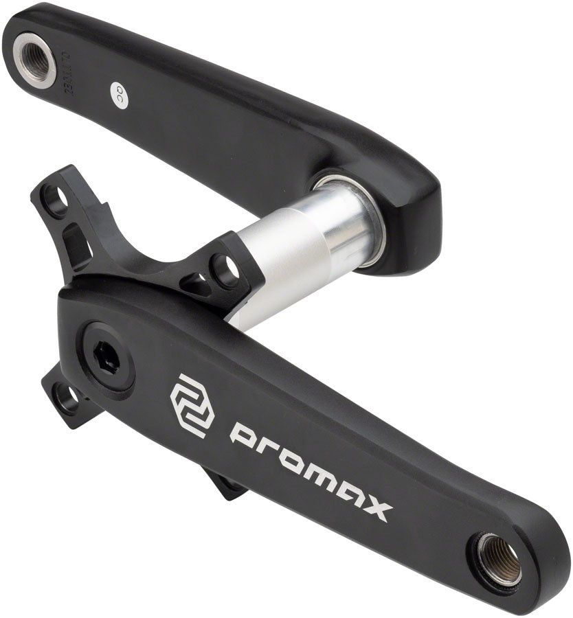 Promax HF-3 Hollow Hot Forged Crankset - 175mm 2-PC  Direct Mount SRAM 3-Bolt 30mm Spindle BLK BMX Cranksets Promax   