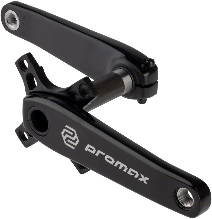 Promax HF-2 Crankset - 175mm 24mm Spindle 2-Piece Black BMX Cranksets Promax   