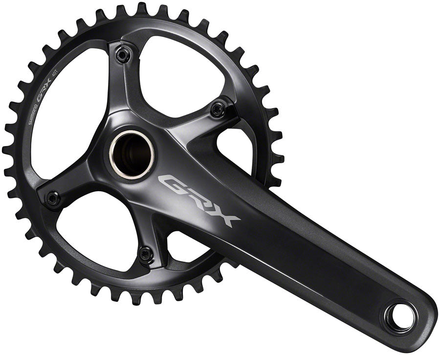 Shimano GRX FC-RX810-1 Crankset - 172.5mm 11-Speed 40t 110 BCD Hollowtech II Spindle Interface BLK Cranksets and Arms Shimano   