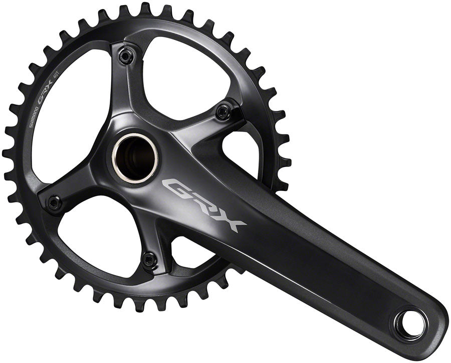 Shimano GRX FC-RX810-1 Crankset - 170mm 11-Speed 42t 110 BCD Hollowtech II Spindle Interface BLK Cranksets and Arms Shimano   