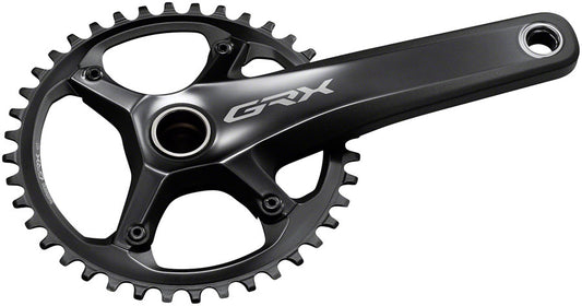Shimano GRX FC-RX810-1 Crankset - 175mm 11-Speed 42t 110 BCD Hollowtech II Spindle Interface BLK Cranksets and Arms Shimano   