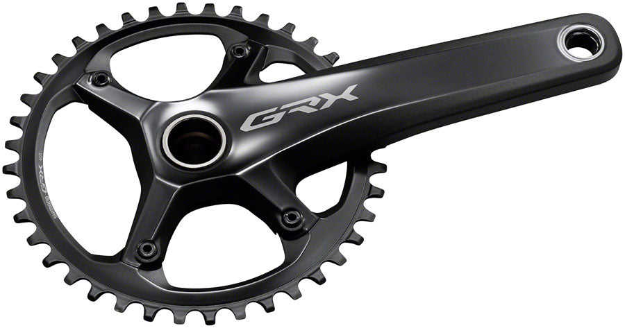 Shimano GRX FC-RX810-1 Crankset - 172.5mm 11-Speed 40t 110 BCD Hollowtech II Spindle Interface BLK Cranksets and Arms Shimano   