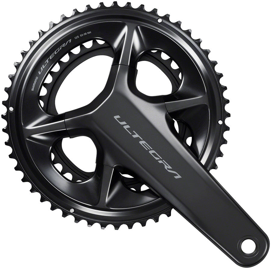Shimano Ultegra FC-R8100 Crankset - 170mm 12-Speed 52/36t Hollowtech II Spindle Interface BLK Cranksets and Arms Shimano   