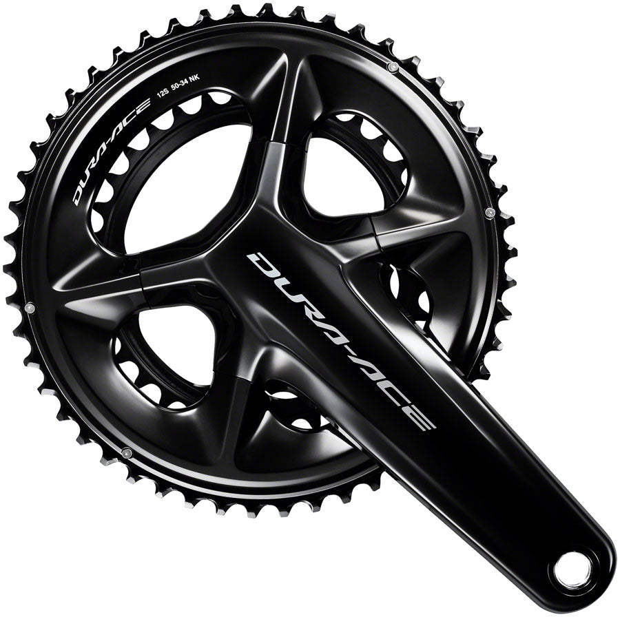 Shimano Dura-Ace FC-R9200 Crankset - 167.5mm 12-Speed 50/34t Hollowtech II Spindle Interface BLK Cranksets and Arms Shimano   