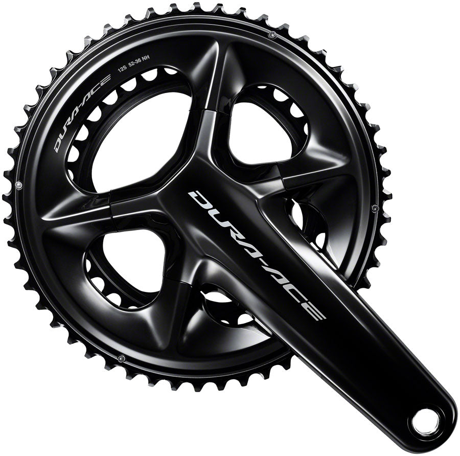 Shimano Dura-Ace FC-R9200 Crankset - 165mm 12-Speed 54/40t Hollowtech II Spindle Interface BLK Cranksets and Arms Shimano   