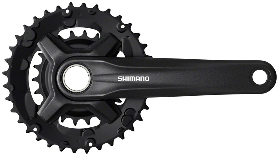 Shimano FC-MT210-2 Crankset - 175mm 9-Speed 36/22t Riveted 48.8mm Chainline BLK Cranksets and Arms Shimano   