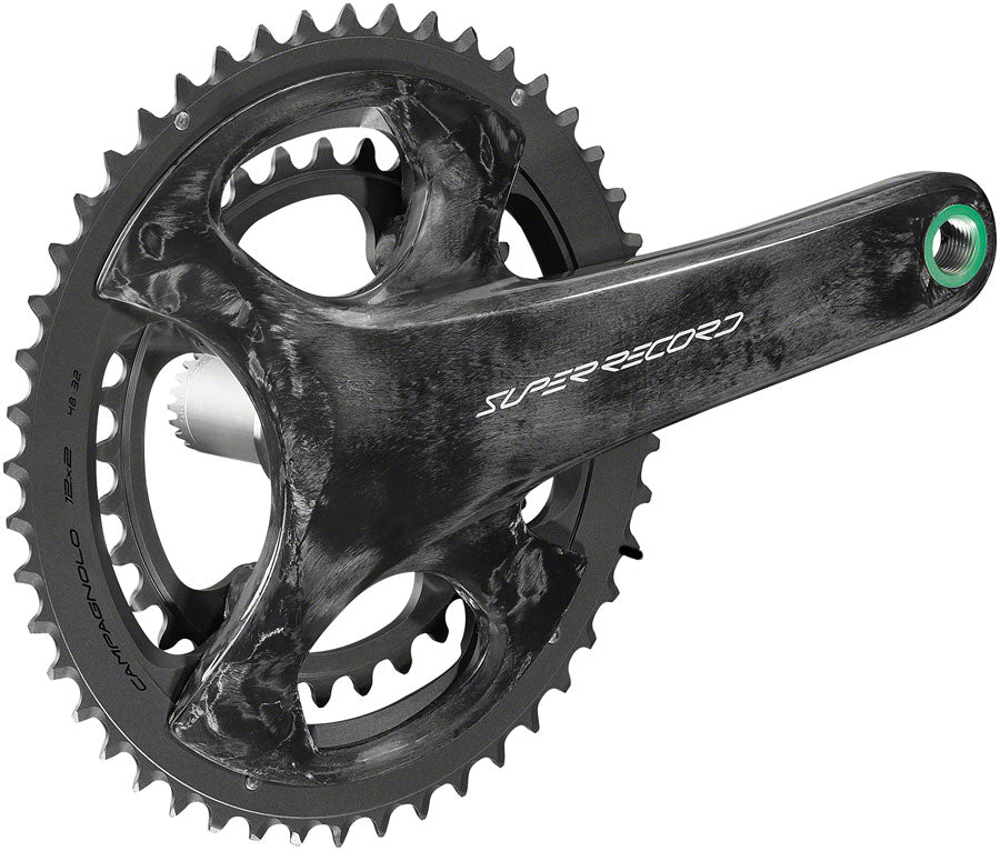 Campagnolo Super Record Wireless Crankset - 165mm 12-Speed 48/32t Campy 121/88 Asym BCD Ultra Torque Spindle Carbon Cranksets and Arms Campagnolo   