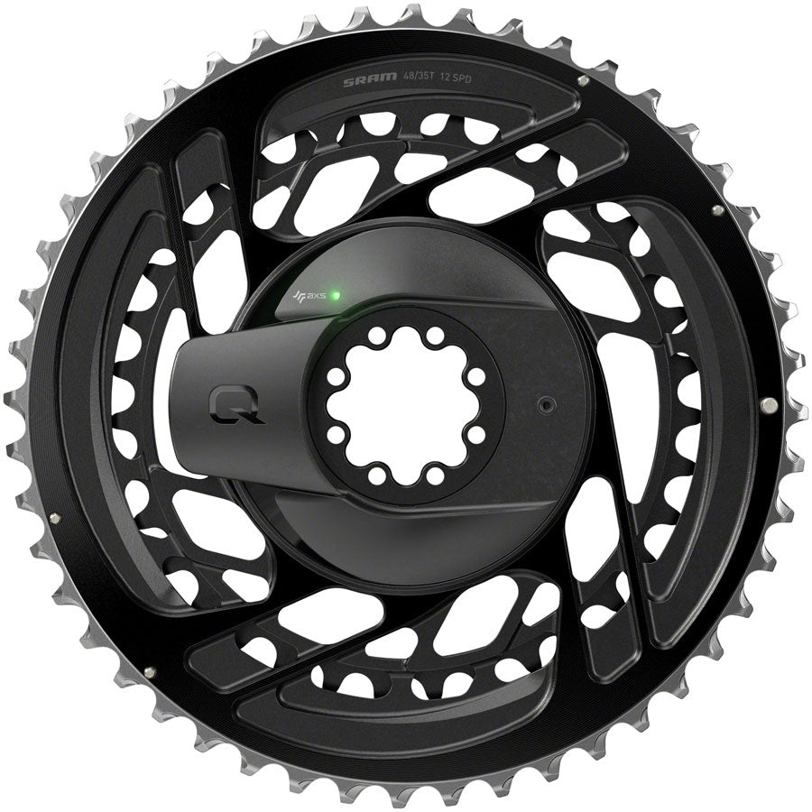 SRAM Force AXS 2x Power Meter Chainring Kit - 48/35t 2x12-Speed 8-Bolt Direct Mount BLK D2 Chainrings SRAM   