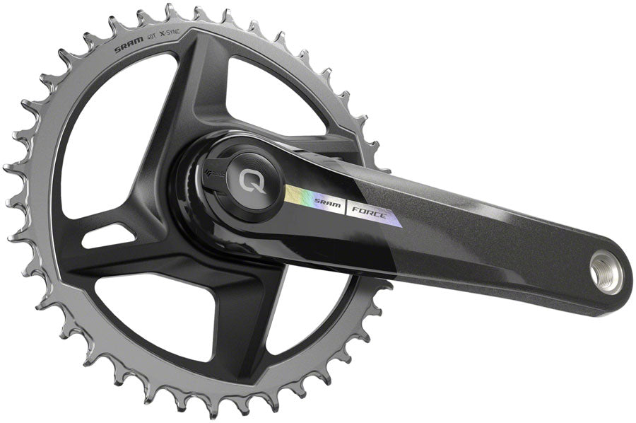 SRAM Force 1 AXS Wide Power Meter Crankset - 175mm 12-Speed 40t Direct Mount DUB Spindle Interface Iridescent Gray D2 Cranksets and Arms SRAM   
