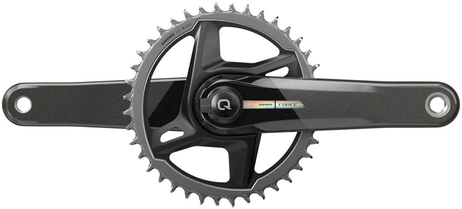 SRAM Force 1 AXS Wide Power Meter Crankset - 175mm 12-Speed 40t Direct Mount DUB Spindle Interface Iridescent Gray D2 Cranksets and Arms SRAM   