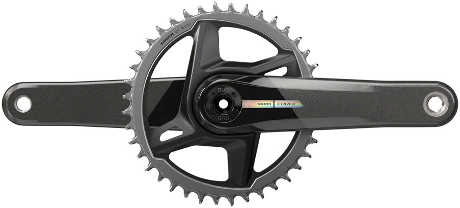 SRAM Force 1 Wide Crankset - 172.5mm 12-Speed 40t Direct Mount DUB Spindle Interface Iridescent Gray D2 Cranksets and Arms SRAM   