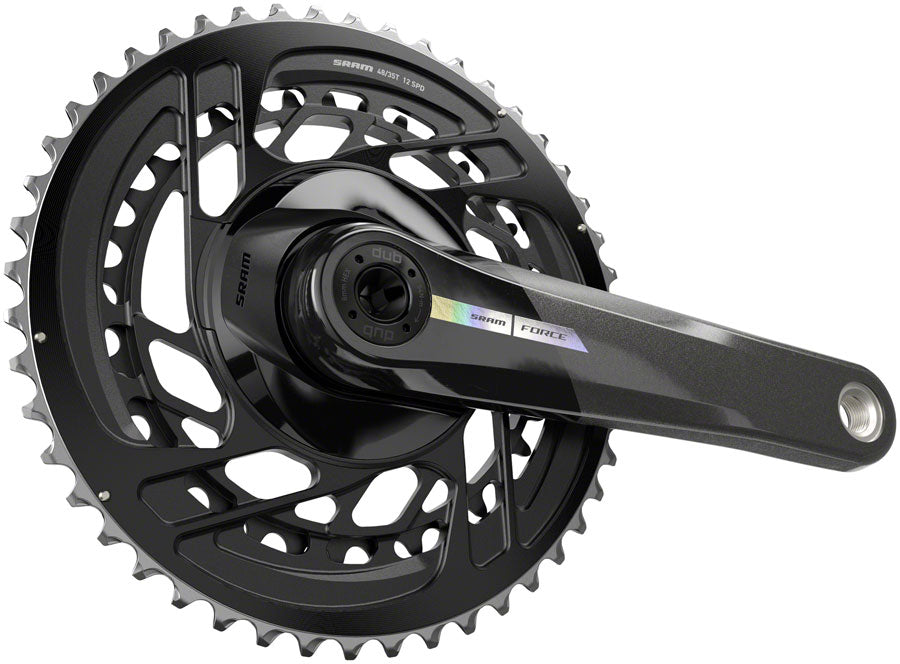 SRAM Force Crankset - 165mm 2x 12-Speed 48/35t Direct Mount DUB Spindle Interface Iridescent Gray D2 Cranksets and Arms SRAM   