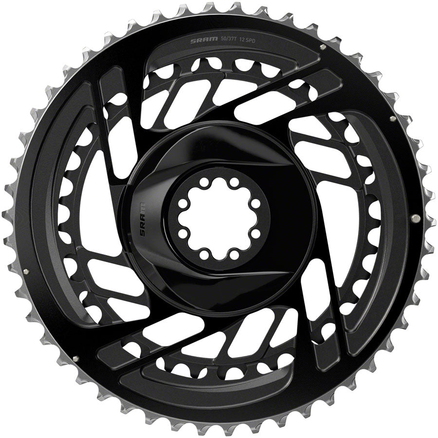 SRAM Force 2x Chainring Kit - 50/37t 2x12-Speed 8-Bolt Direct Mount Black D2 Chainrings SRAM   