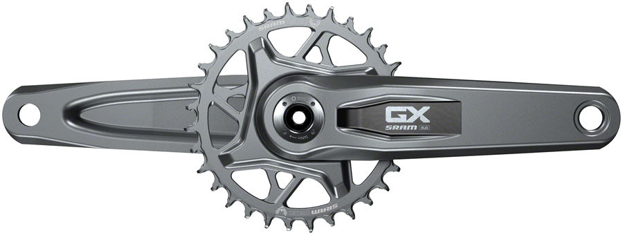 SRAM GX Eagle T-Type Wide Crankset - 175mm 12-Speed 32t Chainring Direct Mount 2-Guards DUB Spindle Interface Dark Polar Cranksets and Arms SRAM   