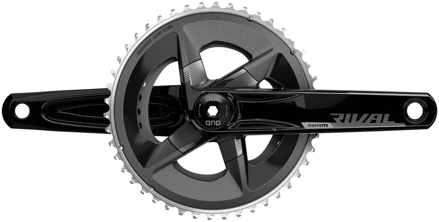 SRAM Rival AXS Crankset - 172.5mm 12-Speed 48/35t 107 BCD DUB Spindle Interface BLK D1 Cranksets and Arms SRAM   