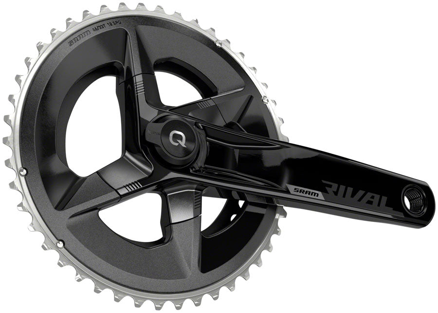 SRAM Rival AXS Crankset Quarq Power Meter - 160mm 12-Speed 46/33t Yaw 107 BCD DUB Spindle Interface BLK D1 Cranksets and Arms SRAM   