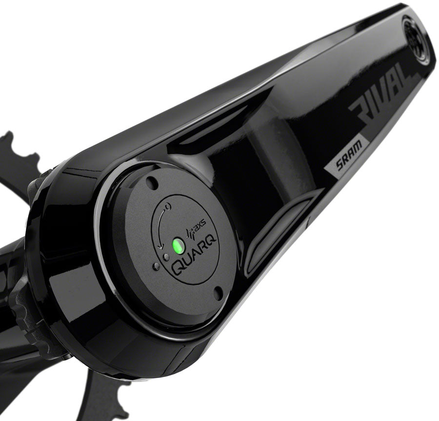 SRAM Rival 1 AXS Wide Power Meter Crankset - 172.5mm 12-Speed 40t 8-Bolt Direct Mount DUB Spindle Interface BLK D1 Cranksets and Arms SRAM   