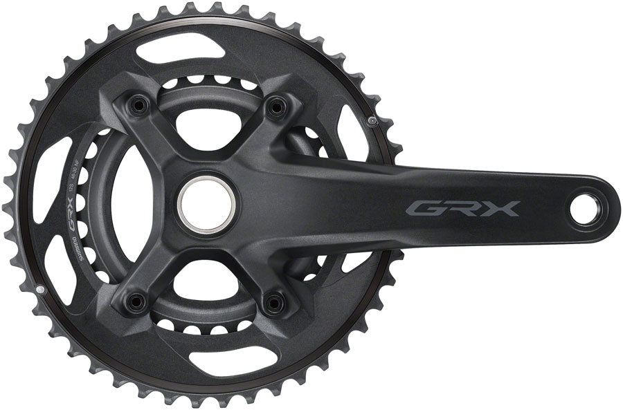 Shimano GRX FC-RX610-2 Crankset - 172.5mm 12-Speed 46/30t 110/80 BCD Hollowtech II Spindle Interface BLK Cranksets and Arms Shimano   