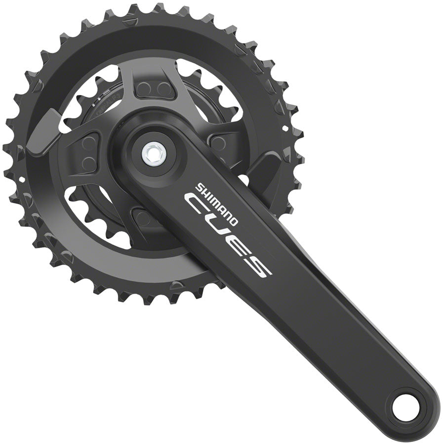 Shimano CUES FC-U4000-2 Crankset - 170mm 9/10/11-Speed 36/22t Riveted Square Taper JIS Spindle Interface BLK Cranksets and Arms Shimano   