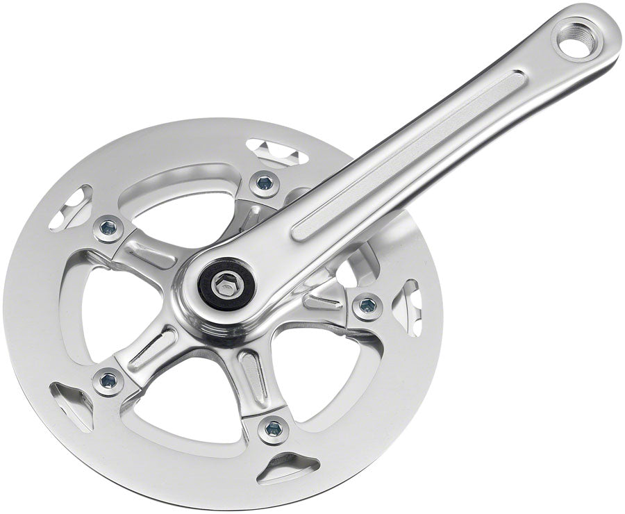 Samox AF22 Crankset - 170mm 10-Speed 40t 110 BCD JIS Square Taper Spindle Interface Spindle Bolts Sold Separate Silver Cranksets and Arms SAMOX   