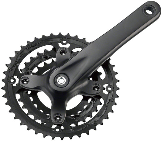 Samox AF29 Crankset - 170mm 9-Speed 48/36/26t 104/Riveted BCD JIS Square Taper Spindle Interface Spindle Bolts Sold Separate BLK Cranksets and Arms SAMOX   