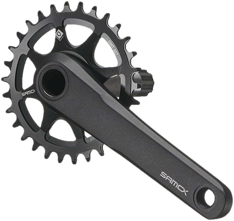 Samox TAM38 Fat Bike Crankset - 170mm 11-Speed 30t Direct Mount Samox 24mm CrMo Crank Spindle For 120mm BB Shell BLK Cranksets and Arms SAMOX   