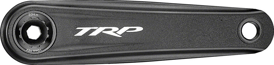 TRP CK-8070 DH Crankset - 165mm 7-Speed For 83mm DH Frame BB DM CINCH Chainring Interface 30mm Spindle Sandblasted BLK Cranksets and Arms TRP   