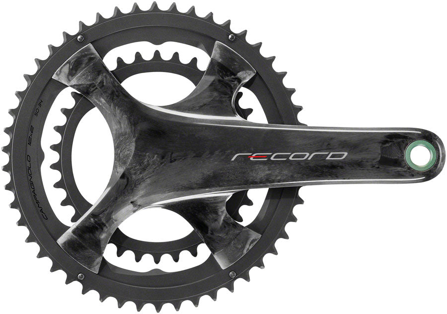 Campagnolo Record Crankset - 172.5mm 12-Speed 50/34t 112/146 Asymmetric BCD Campagnolo Ultra-Torque Spindle Interface Carbon Cranksets and Arms Campagnolo   