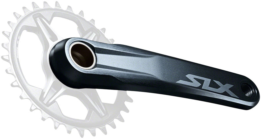 Shimano SLX FC-M7130-1 Crankset - 165mm 12-Speed Direct Mount Hollowtech II BLK Cranksets and Arms Shimano   